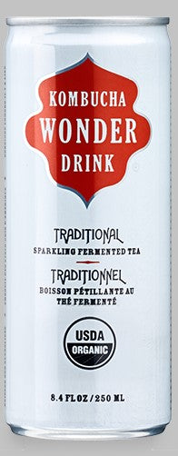 Kombucha Wonder Drink Traditional Flavor (24x8.4Oz)