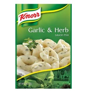 Knorr Pasta Sauces Garlic Herb Sauce Mix (12x1.6Oz)