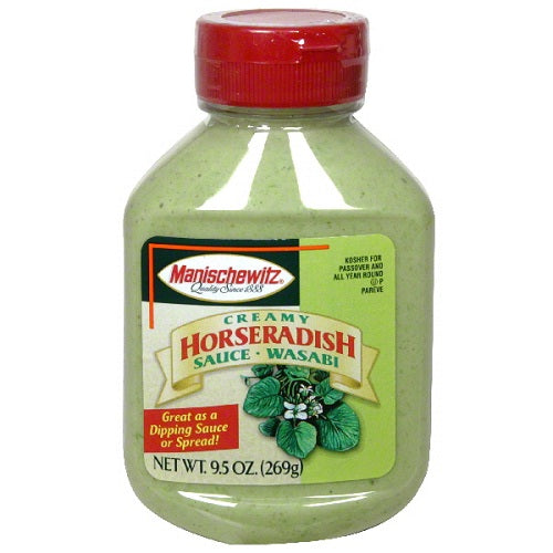 Manischewitz Horseradish Sauce Wasabi (9x9.25 Oz)