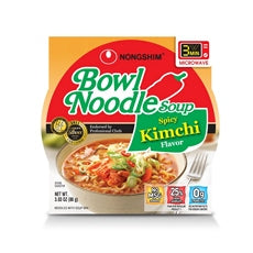 Nong Shim Kimchi Noodle Soup Bowl (12x3.03Oz)