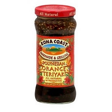 Kona Coast Marinade & Grilling Orange Teriyaki Sauce (6x14.5Oz)