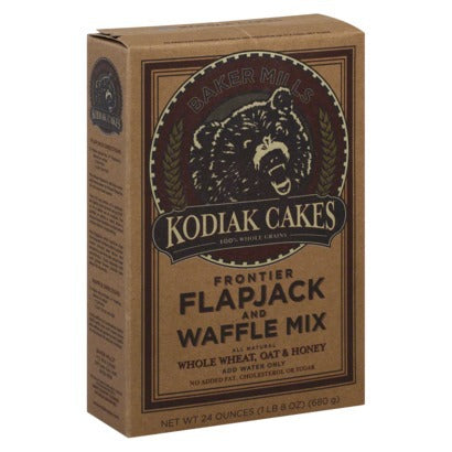 Kodiak Cakes Whole Wheat Honey Oat Flapjack/Waffle Mix (6x24 Oz)