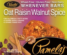 Pamela's Oat Raisin Walnut Spice Bars (6x5 CT)