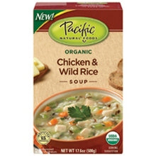 Pacific Natural Chicken & Wild Rice Soup (12x17.6Oz)