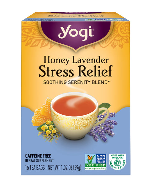 Yogi Teas Honey Lavender Stress Relief Tea (6x16 Bag)