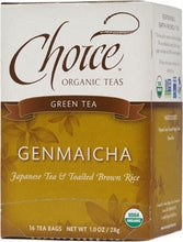 Choice Organic Teas Genmaicha Green with Toasted Brown Rice (6x16 Bag)