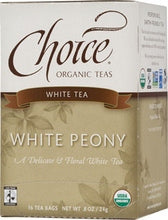 Choice Organic Teas White Peony (6x16 Bag)