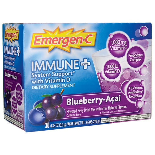 Alacer Emergen-C Citrus Immune+ (30 CT)