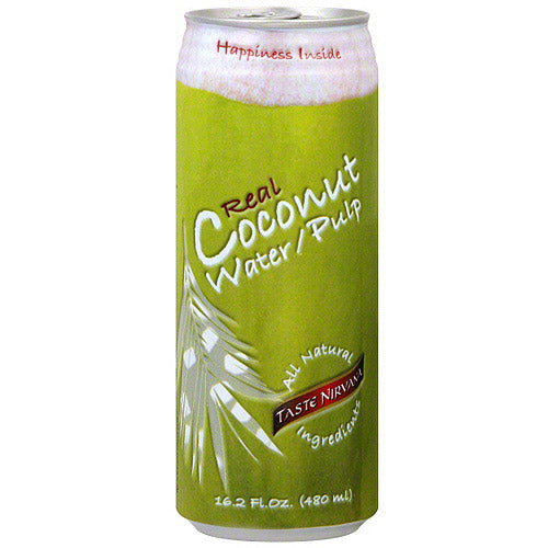 Taste Nirvana Real Cocunut Water with Pulp (12x16.2 Oz)