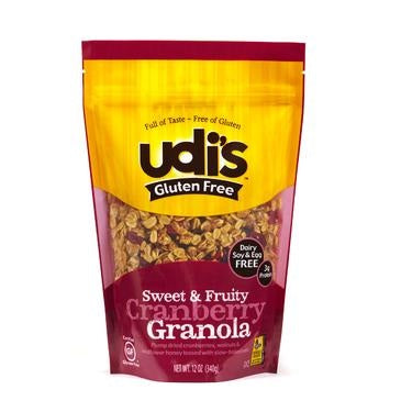 Udi's Cranberry Granola, GF (6x12 Oz)