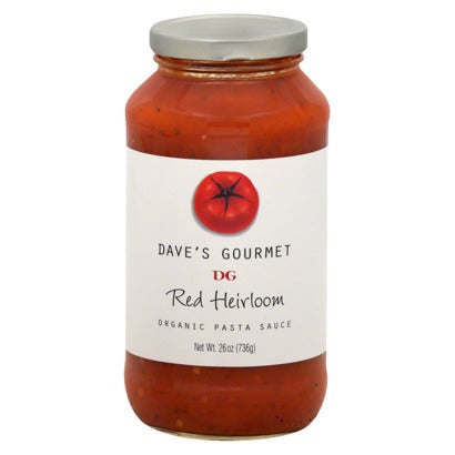 Dave's Gourmet Pasta Sauce Red Heirloom (6x25.5 Oz)