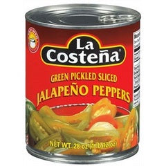 La Costena Sliced Jalapenos (12x28 Oz)