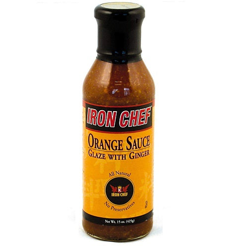 Iron Chef Orange Sauce Glaze with Ginger (6x14 Oz)