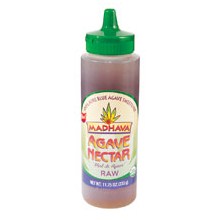 Madhava Pure Agave Nectar, Raw (6x11.75Oz)